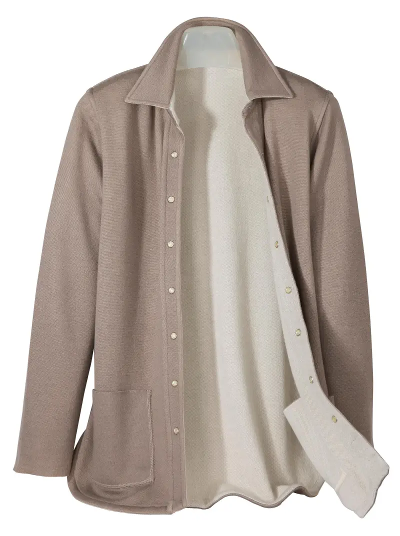 Monica Reversible Cashmere Shirt - Image 1