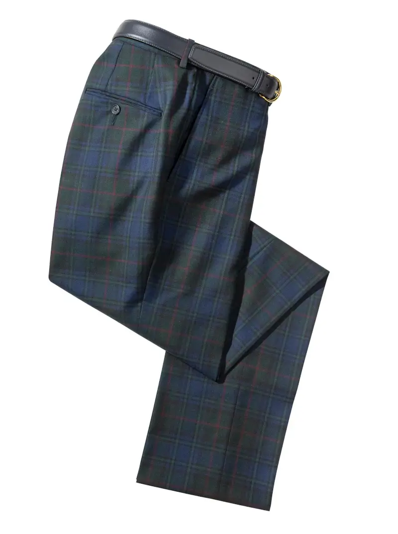 Morgan Plaid Slacks - Image 1