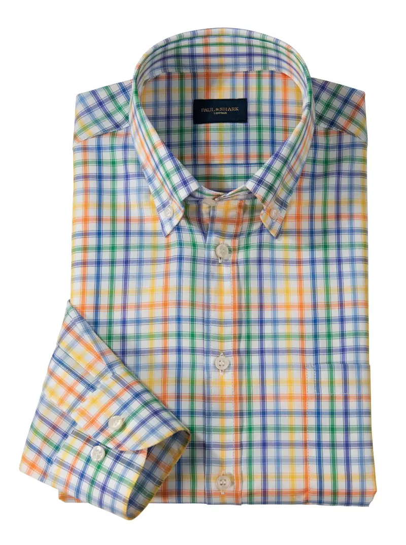 Multicolor Check Shirt by Paul & Shark - 1