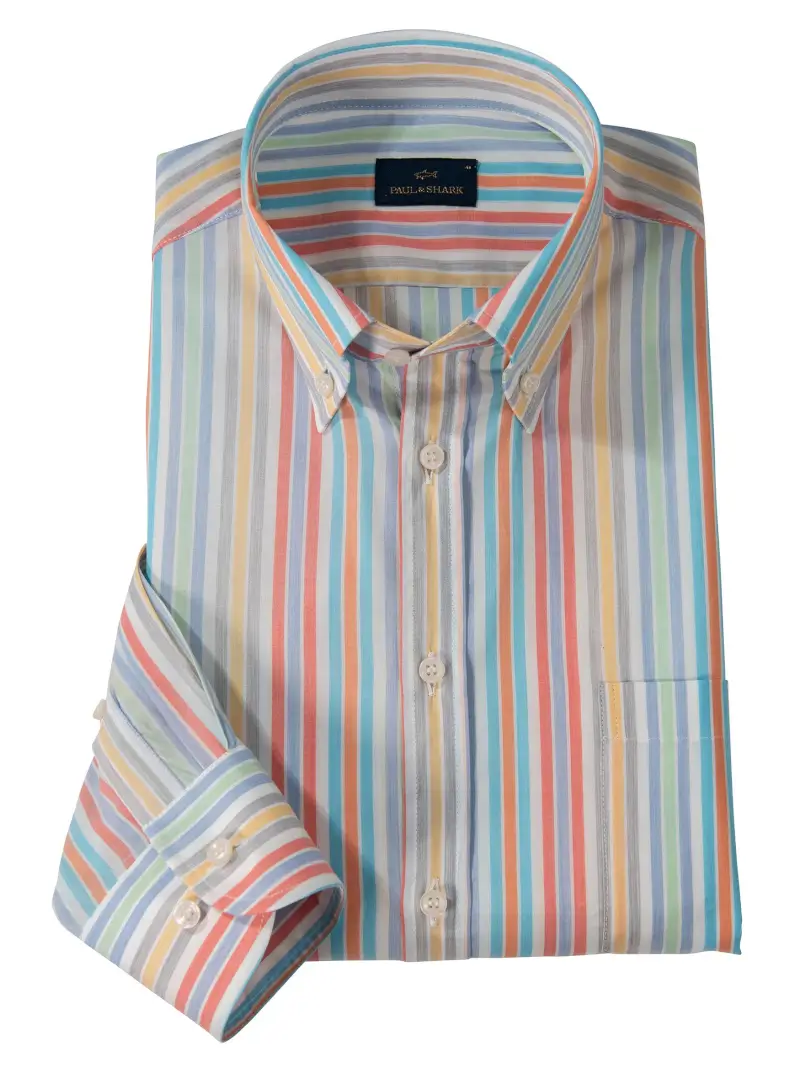 Multicolor Stripe Shirt by Paul & Shark - 1