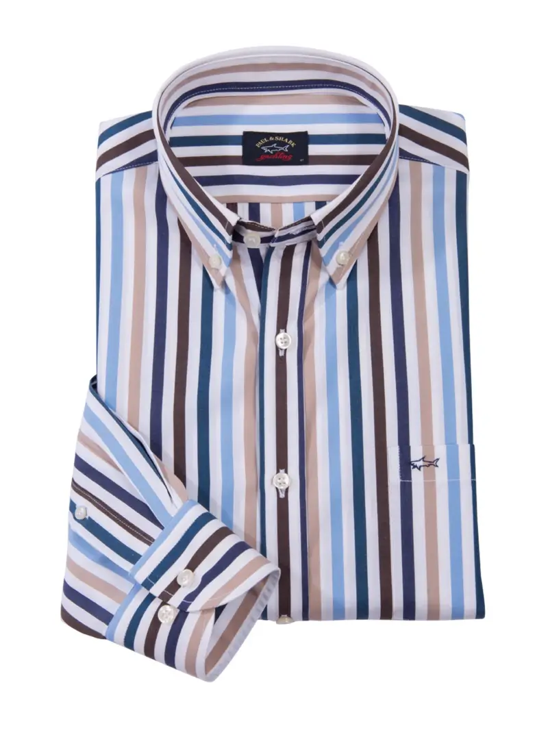 Multicolor Stripe Sport Shirts by Paul & Shark - Image 2