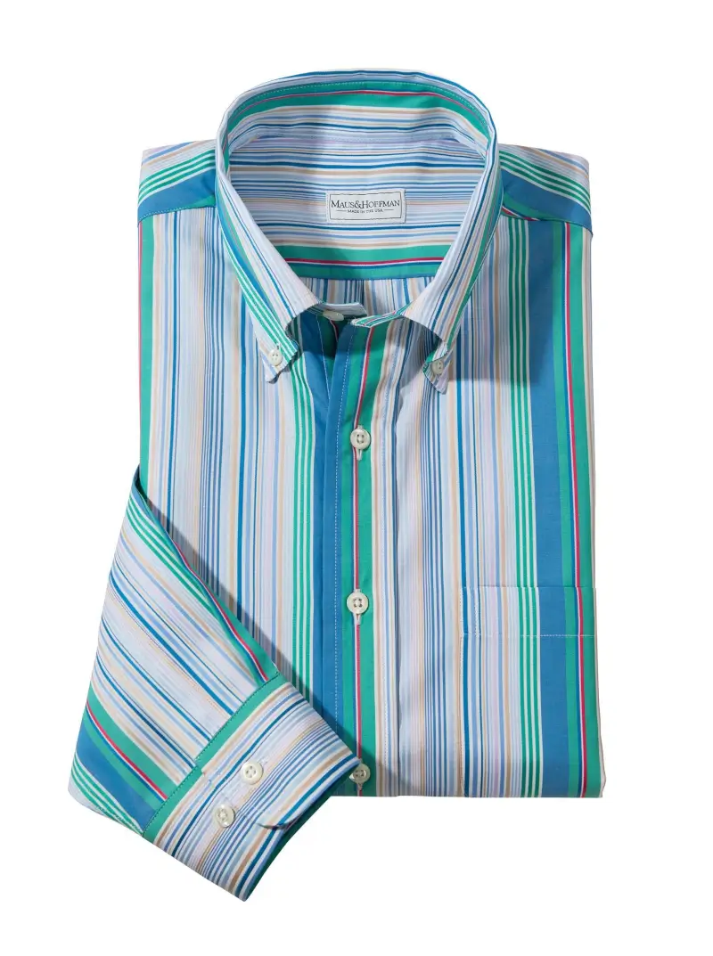 Naples Stripe Sport Shirt - 1