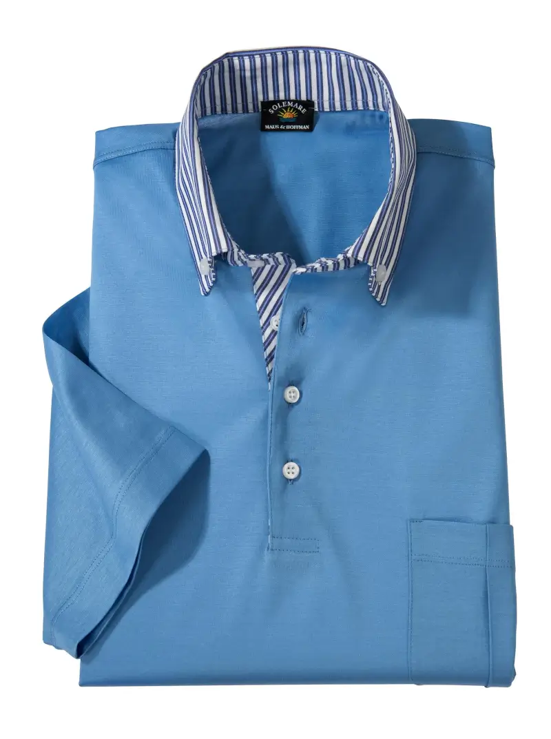 Orlando Button-Down Collar Polo - 1