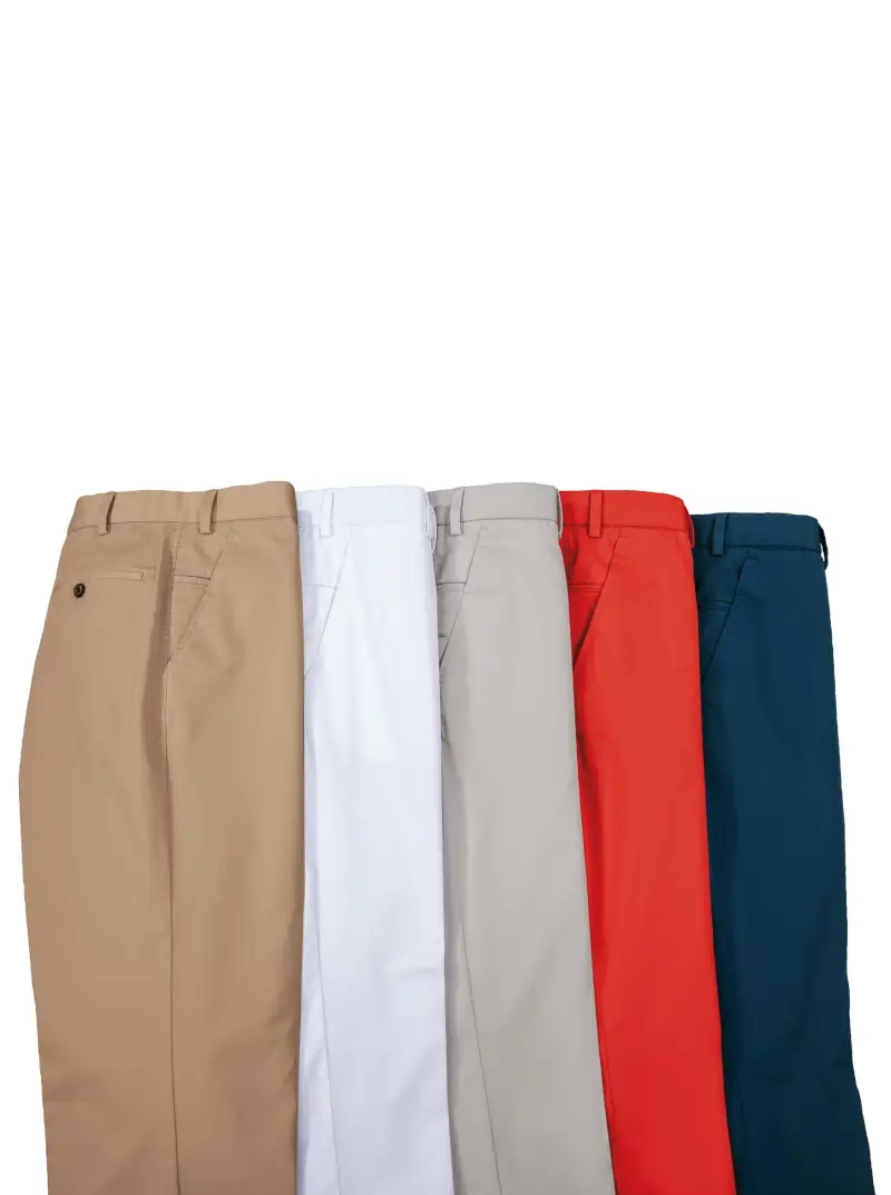 Porter Supima Stretch Cotton Slacks by Hiltl