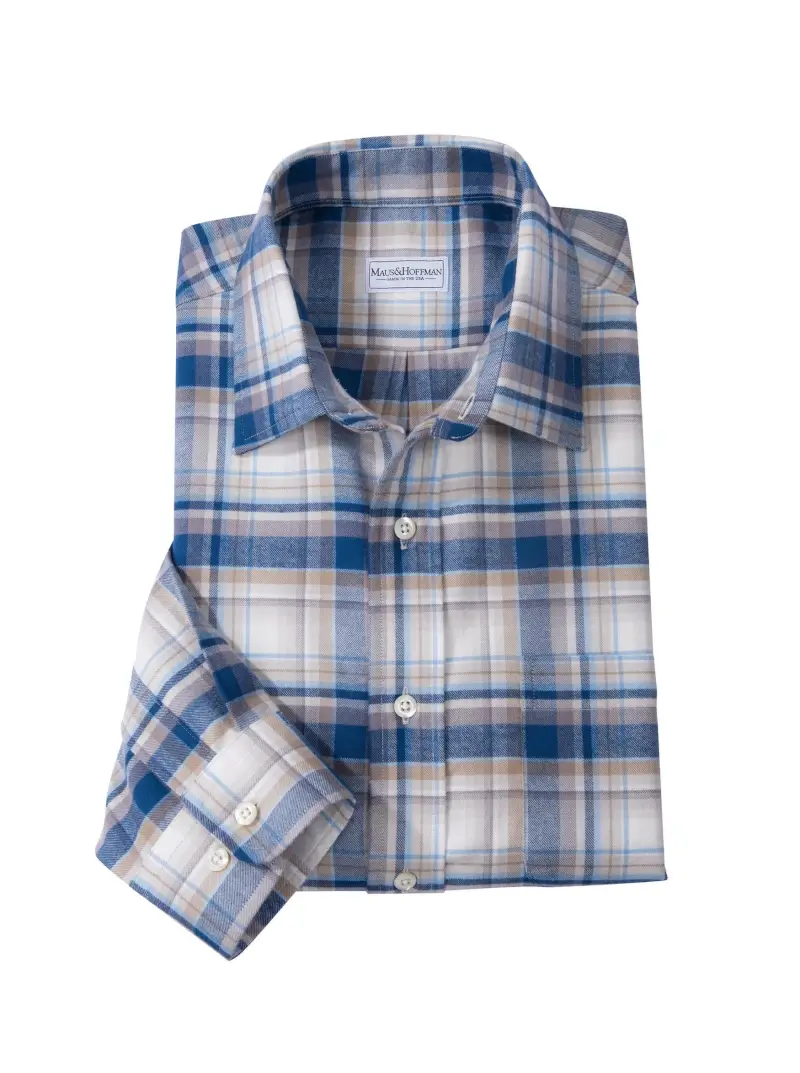 Richards Plaid Sport Shirt - 1