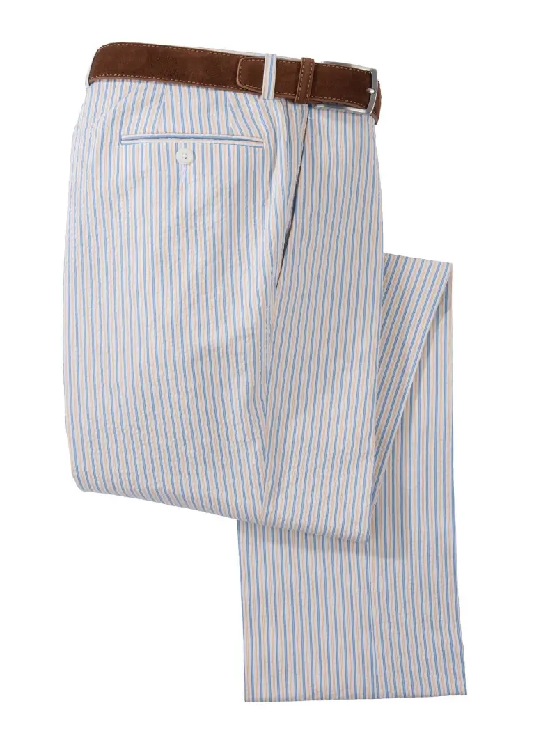 Riviera Seersucker Stripe Slacks - Image 1