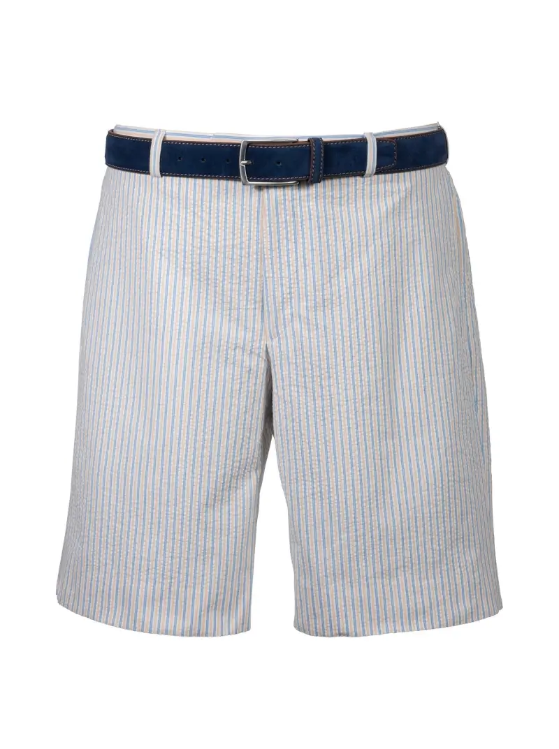 Riviera Seersucker Stripe Walk Shorts - Image 1