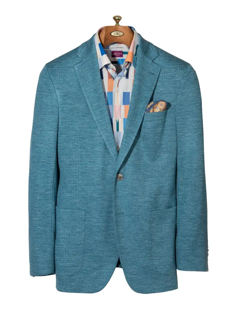 Royal Palm Knit Sport Jacket - Image 1