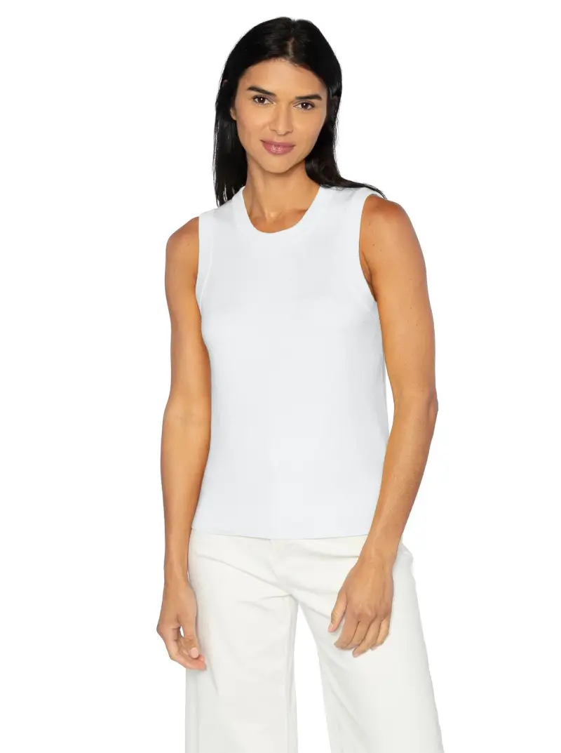 Cotton Crewneck Tank - Image 1