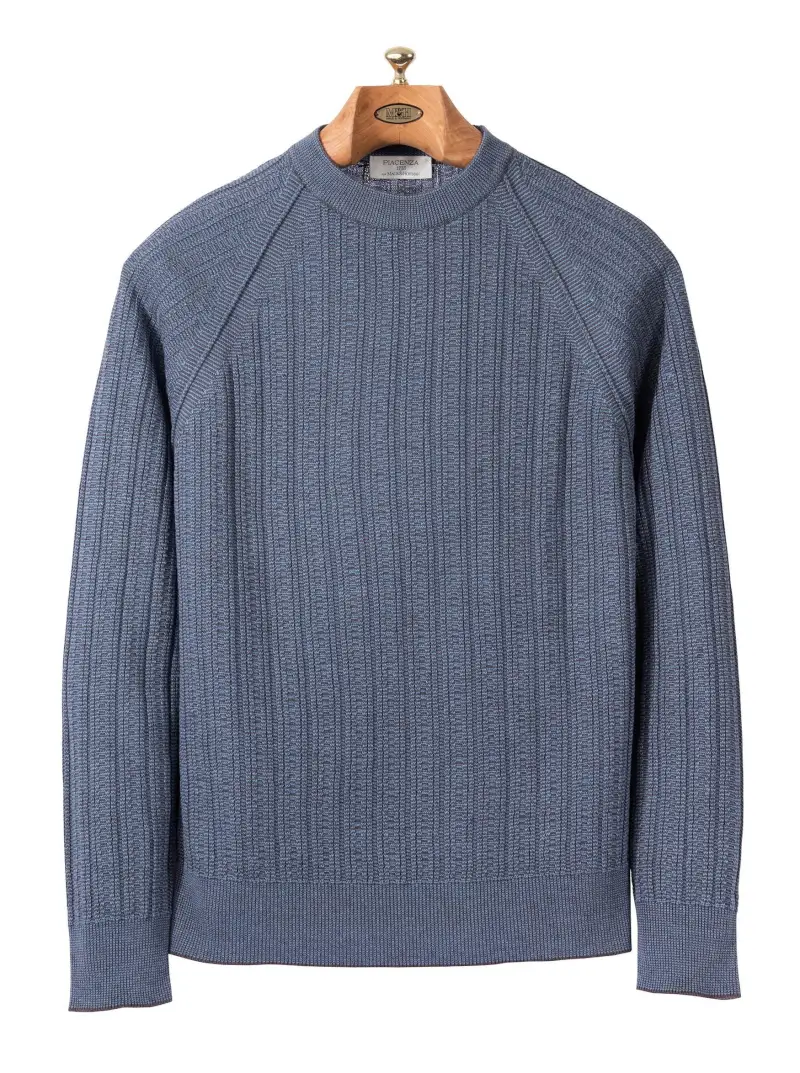 Sanremo Linen/Cotton Crewnecks - 1