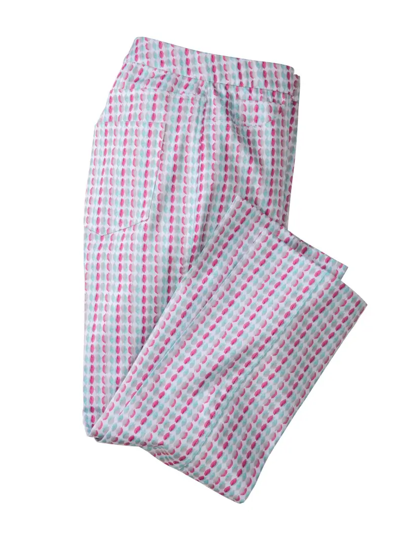 Stretch Cotton Capris - Image 1