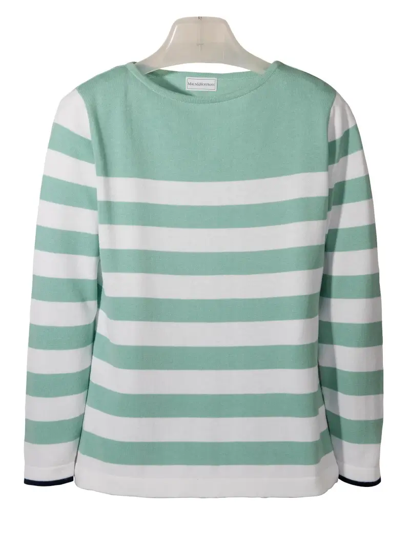 Stripe Cotton Boatneck - 1