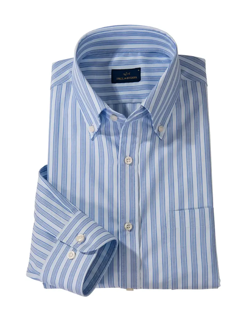 Wool Stripe Quarter-Zip by Paul & Shark | Maus & Hoffman