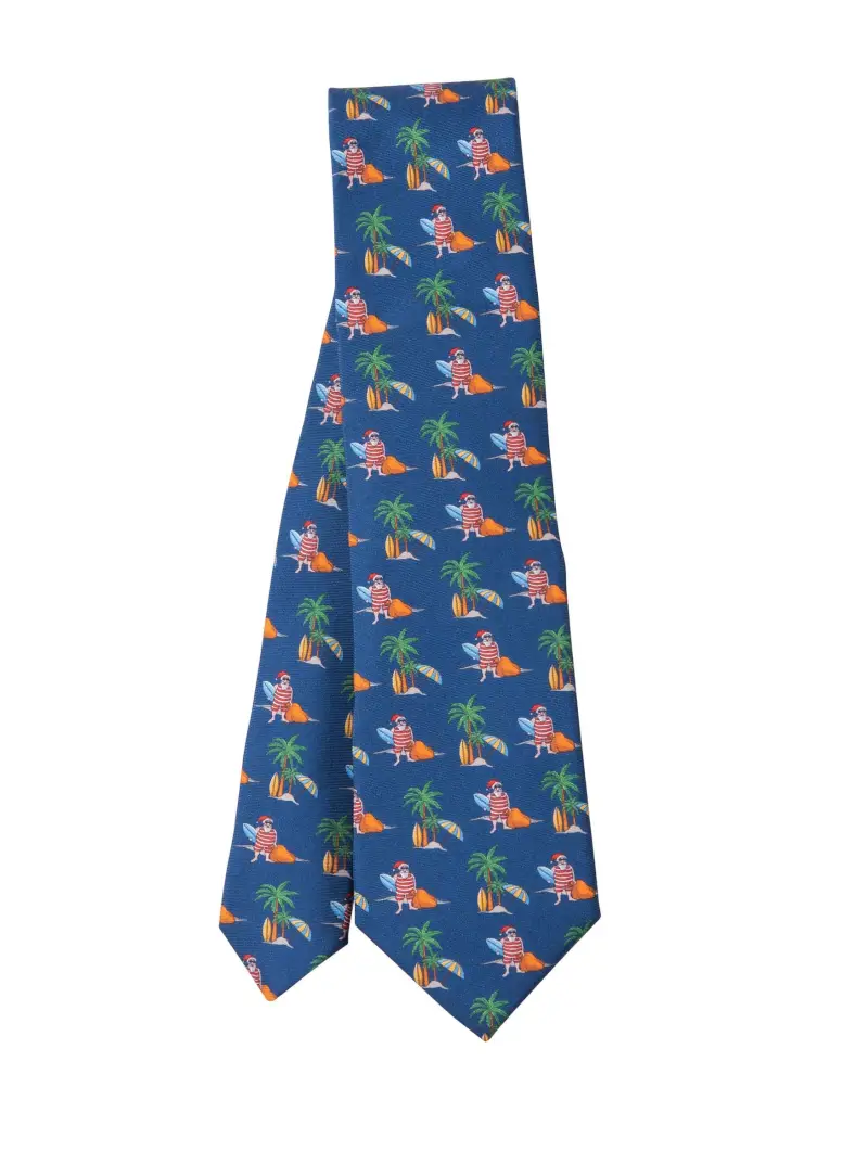 Surfer Santa Tie - Image 1