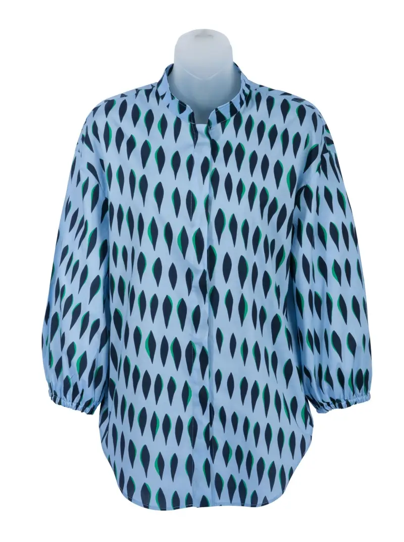 Teardrop Print Blouse by Piazza Sempione - 1