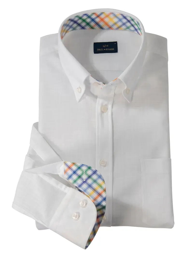 White Linen Shirt by Paul & Shark - 1